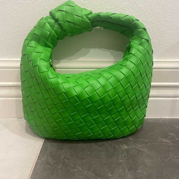 Urban Expressions Handbags - Urban Expressions Neon Green Crescent Shoulder bag